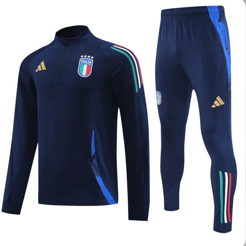 TUTA ITALIA ZIP CORTA 