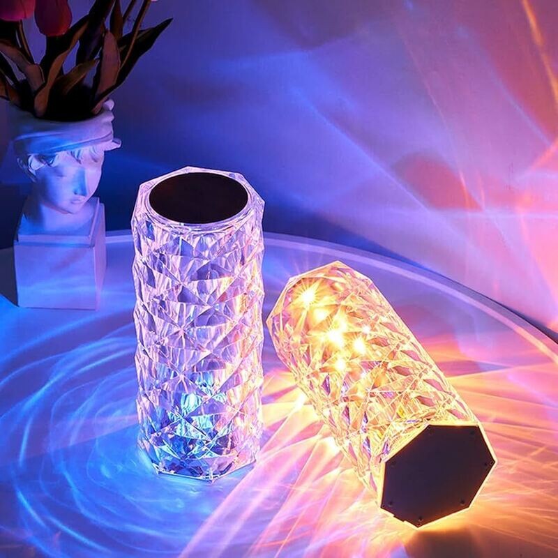 Crystal Lamp- Diamond Shadow
