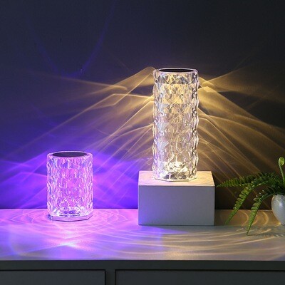 Crystal Lamp- Diamond Shadow