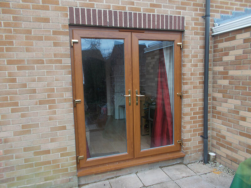 LIGHT OAK UPVC FRENCH DOOR UP TO 1800MM WIDE
