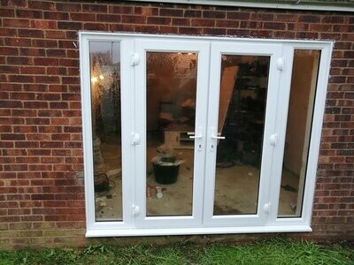UPVC FRENCH DOOR WITH SIDE PANELS ANY SIZE
