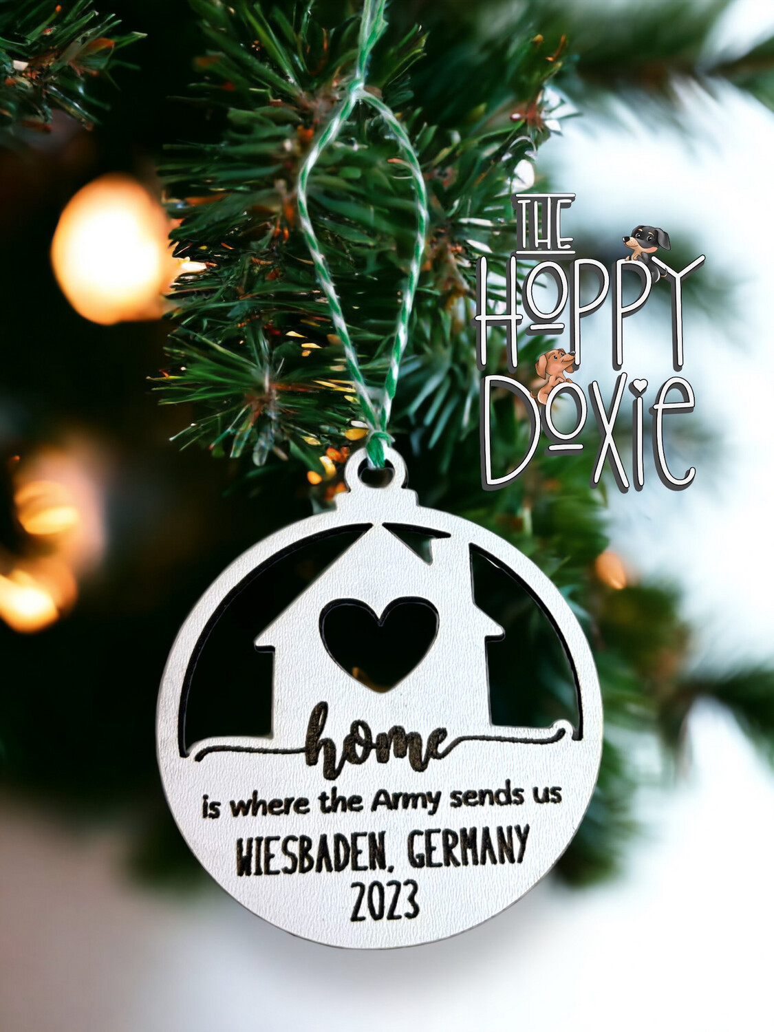Home Is Where The Army Sends Us Ornament