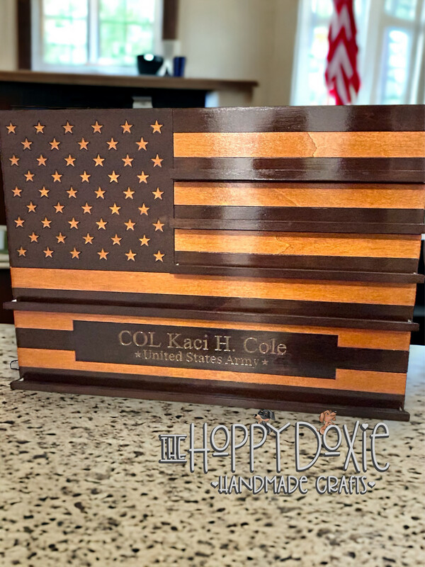 Personalized Military Challenge Coin Holder