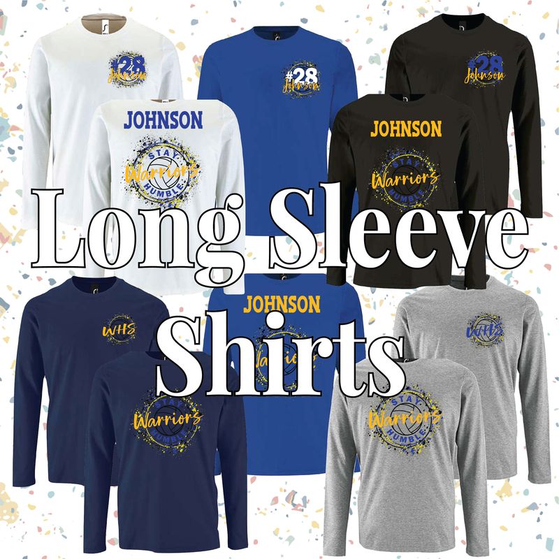 WHS Volleyball Spirit Wear: Long Sleeve Shirt