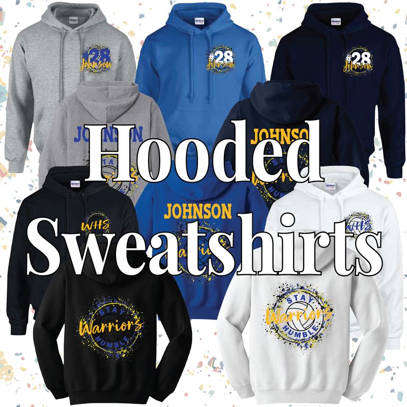 WHS Volleyball Spirit Wear: Hooded Sweatshirt