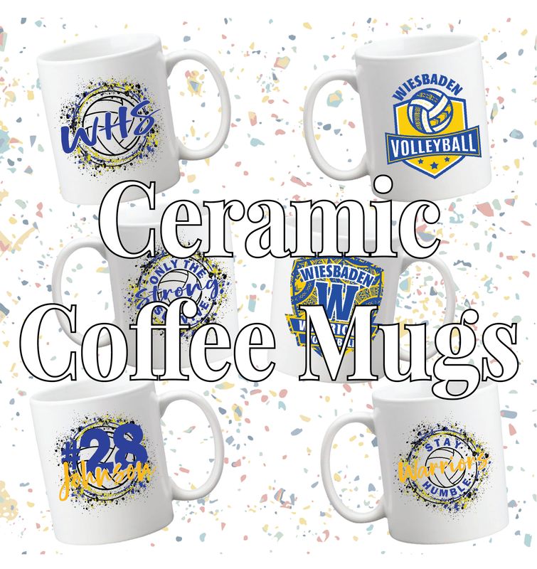 WHS Volleyball Spirit Wear: Ceramic Coffee Mug