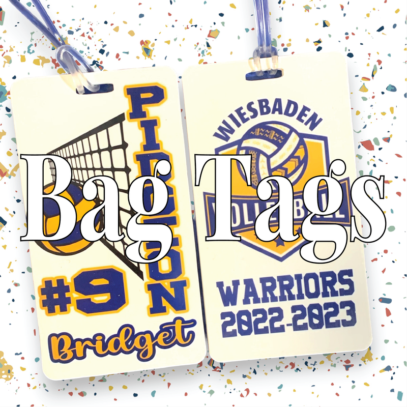 WHS Volleyball Spirit Wear: Bag Tags