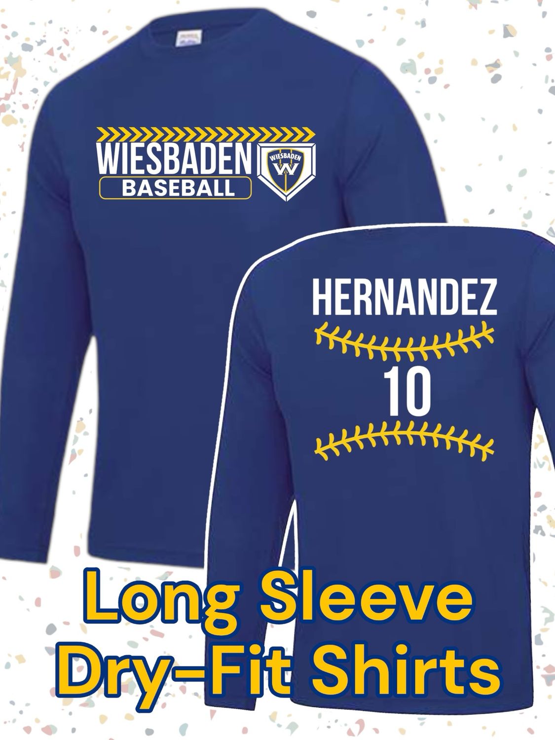 WHS Baseball - Blue Long Sleeve Shirt