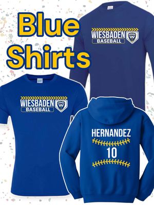 Blue Baseball Shirts