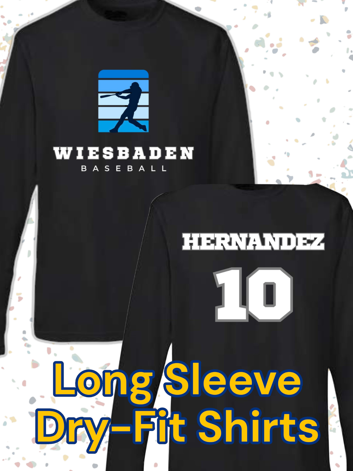 WHS Baseball - Black Long Sleeve Shirt