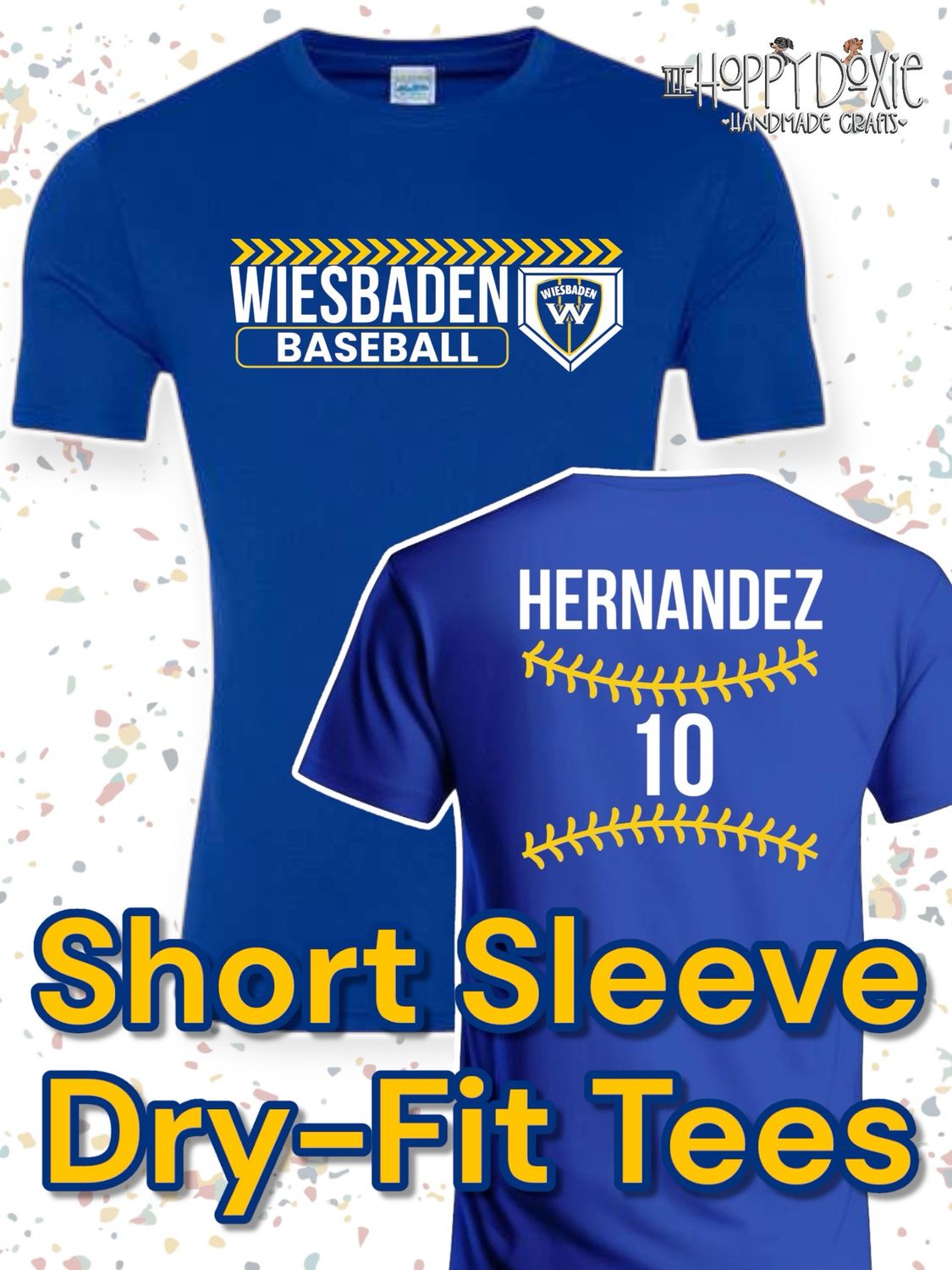 WHS Baseball - Blue Short Sleeve Tee