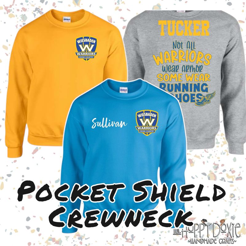 Pocket Shield Logo Crewneck Sweatshirt - XC