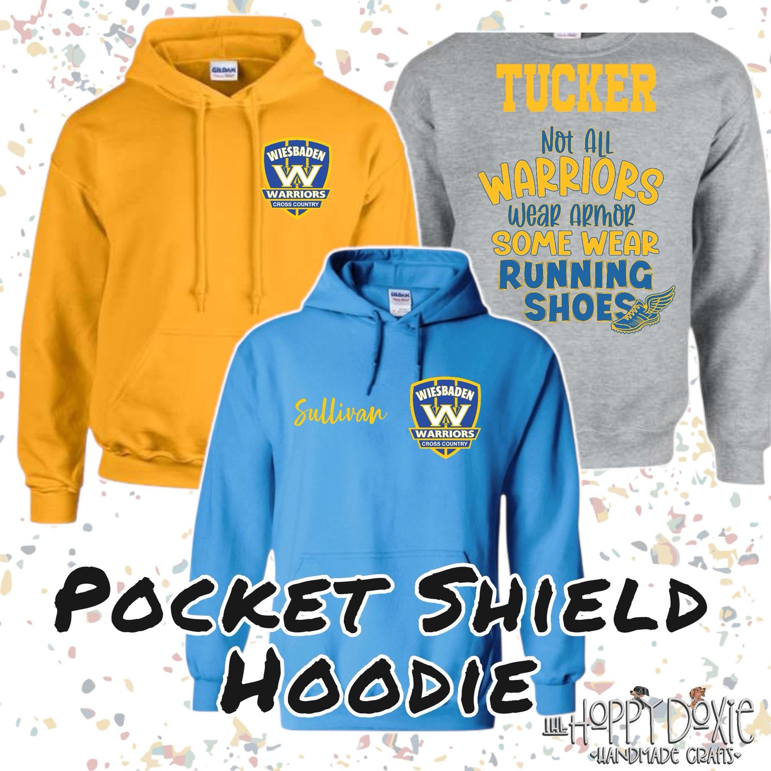 Pocket Shield Logo Hooded Sweatshirt - XC