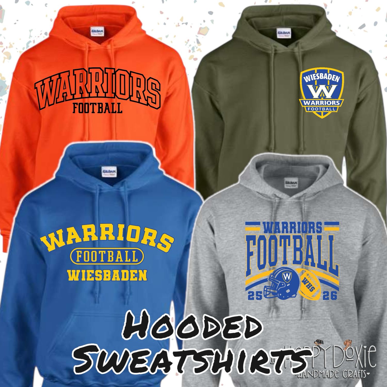 WHS Football Spirit Wear: Hooded Sweatshirt