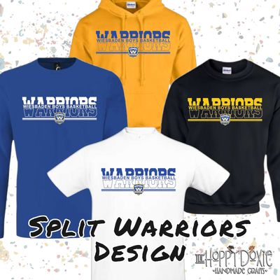 Split Warriors Design (All Shirt Styles)