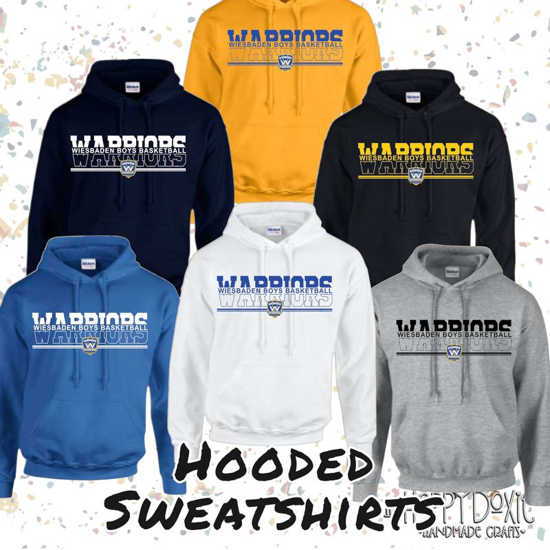 WHS Men's Split Warriors Design HOODIE
