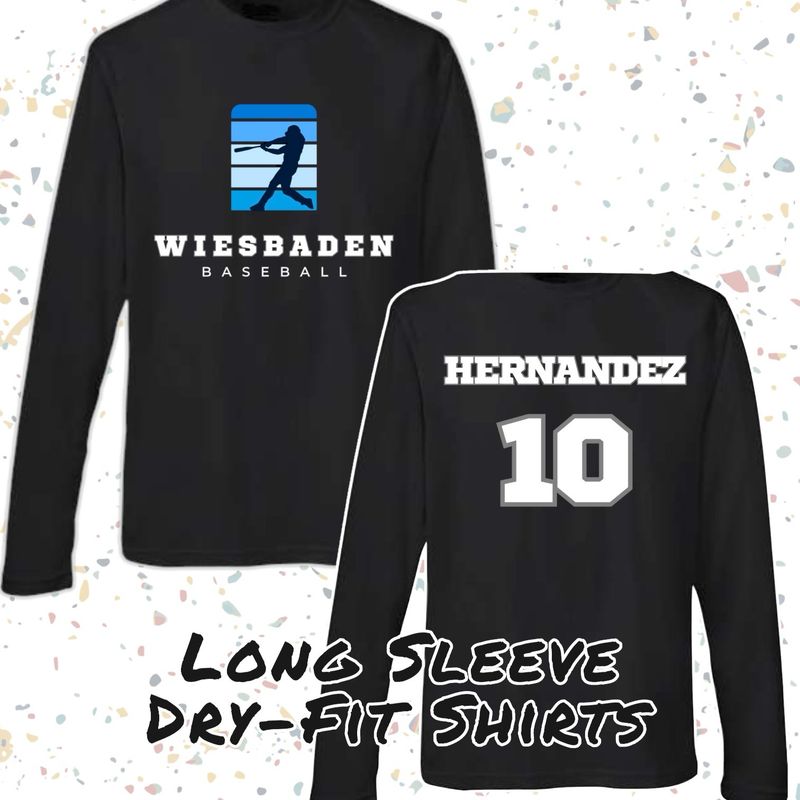 WHS Baseball - Black Long Sleeve Shirt