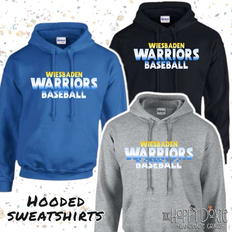 WHS Baseball Spiritwear “Ombré” Hooded Sweatshirt