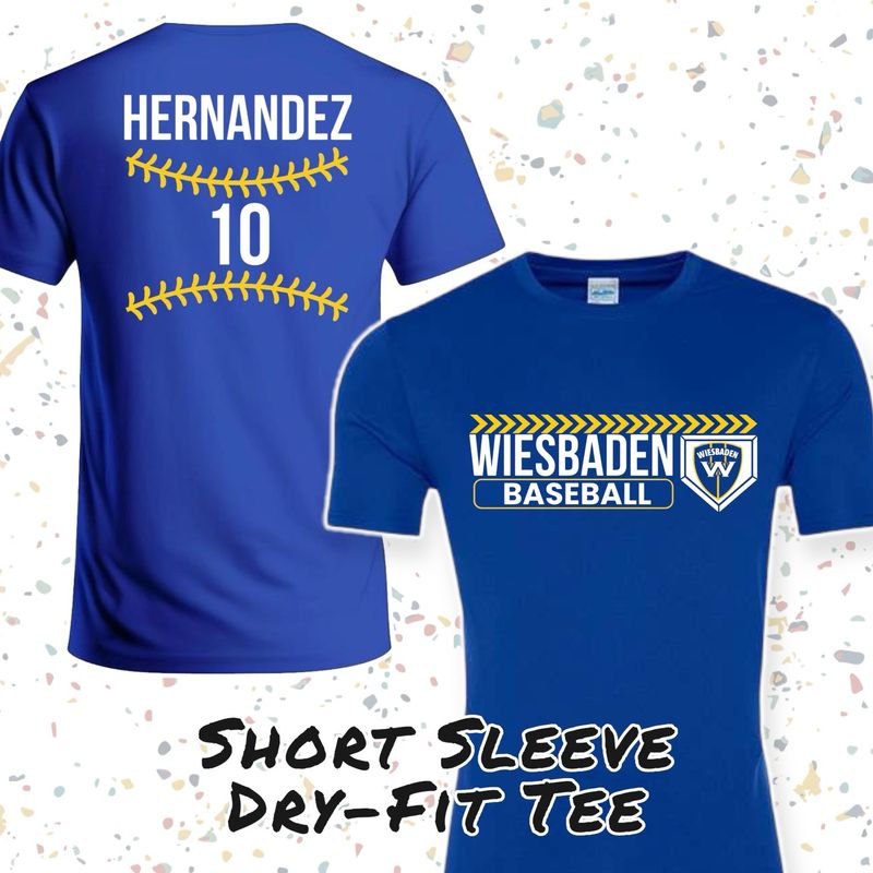 WHS Baseball - Blue Short Sleeve Tee