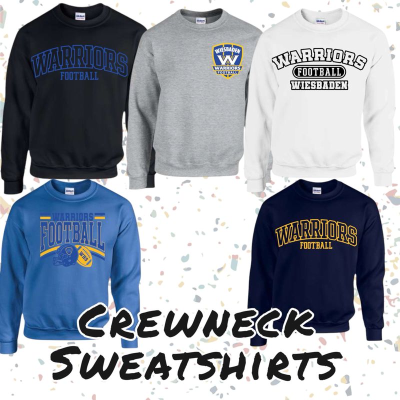WHS Football Spirit Wear: Crewneck Sweatshirt