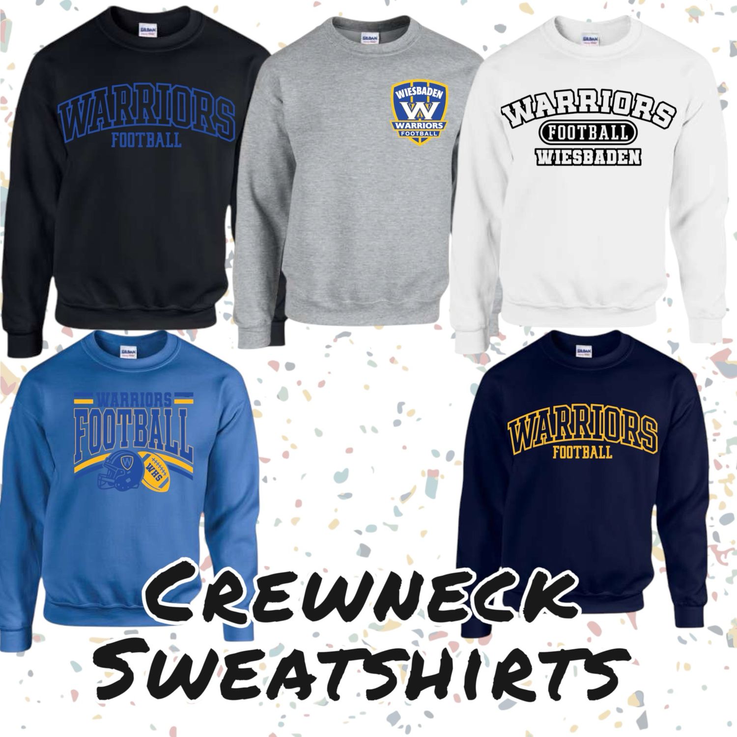 WHS Football Spirit Wear: Crewneck Sweatshirt