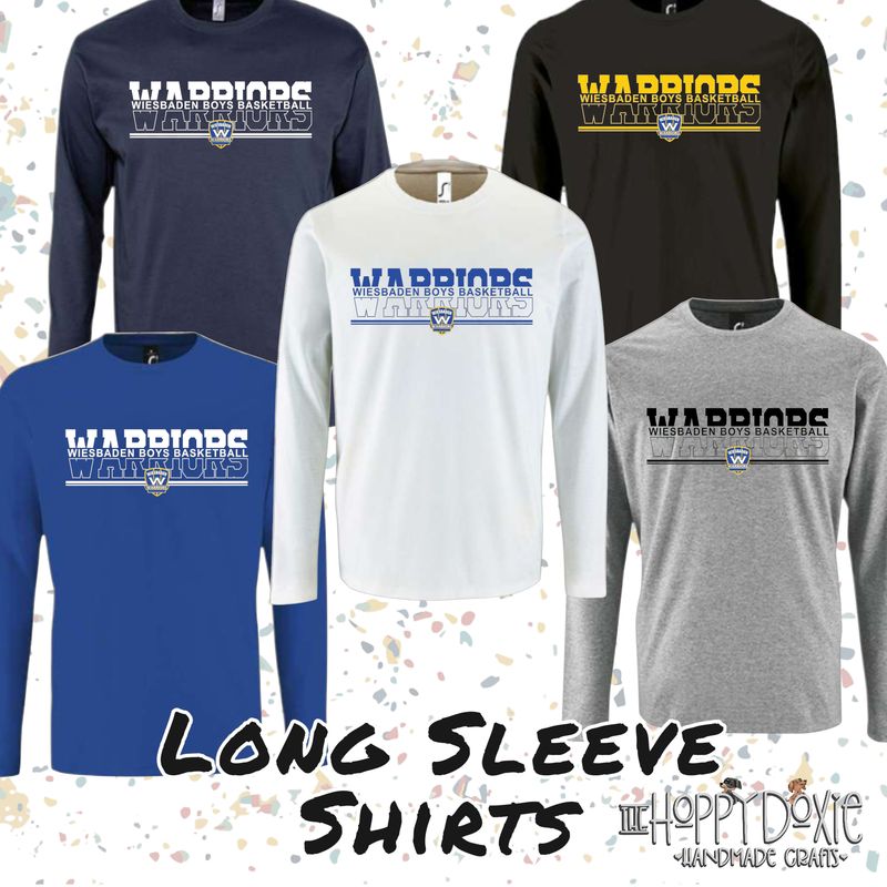 WHS Men's Split Warriors Design LONG SLEEVE