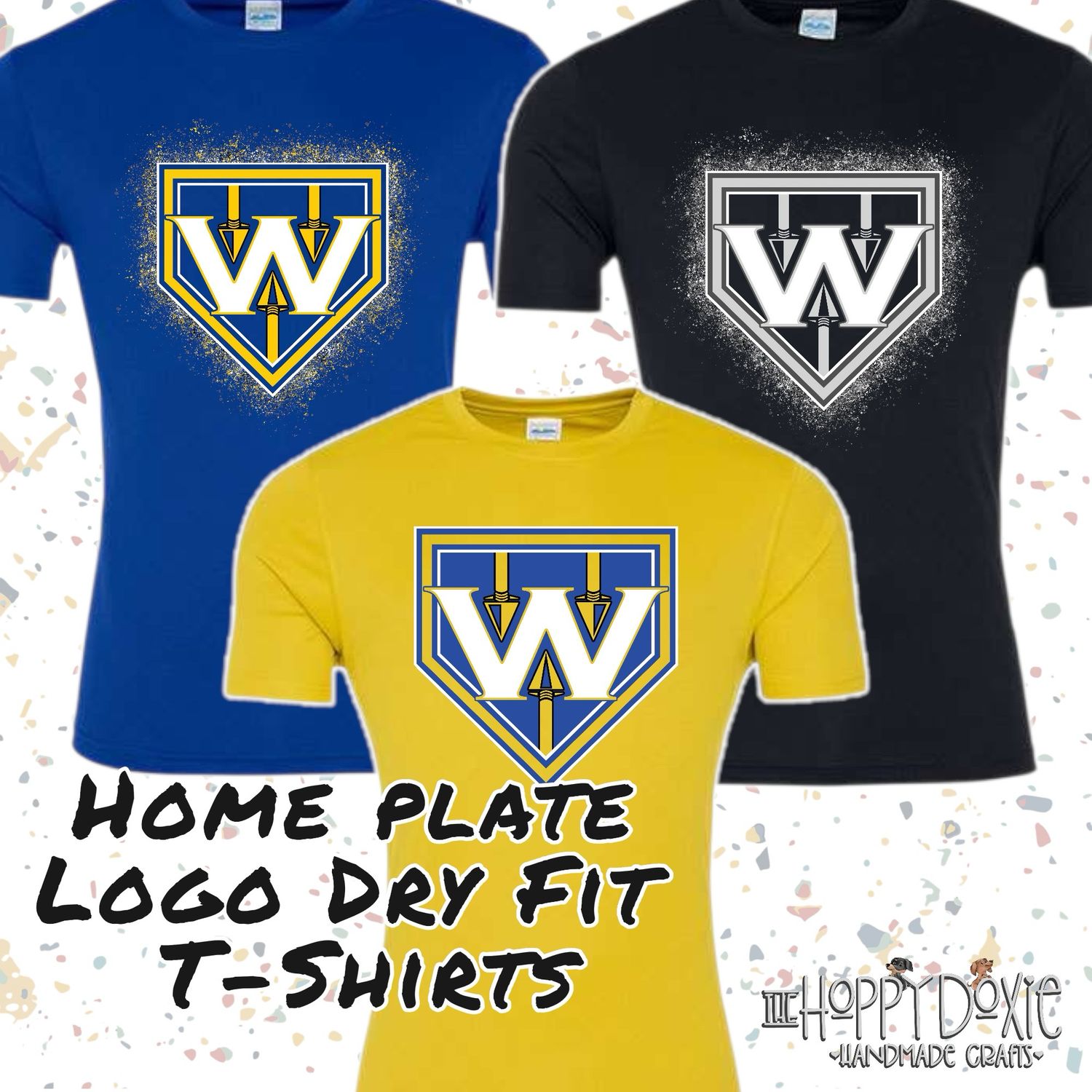 WHS Baseball: Home Plate Logo Dry Fit T-Shirt