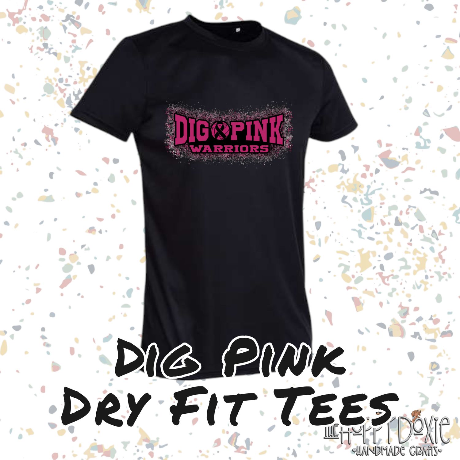 Girls Volley Dig Pink Warm Up Shirt (Req'd)