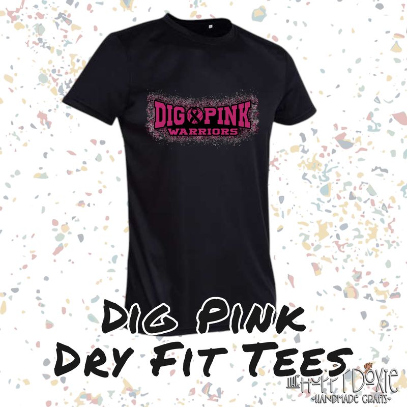Girls Volley Dig Pink Warm Up Shirt (Req'd)