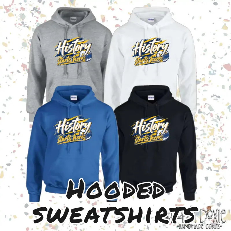 Girls Volley History Hooded Sweatshirt