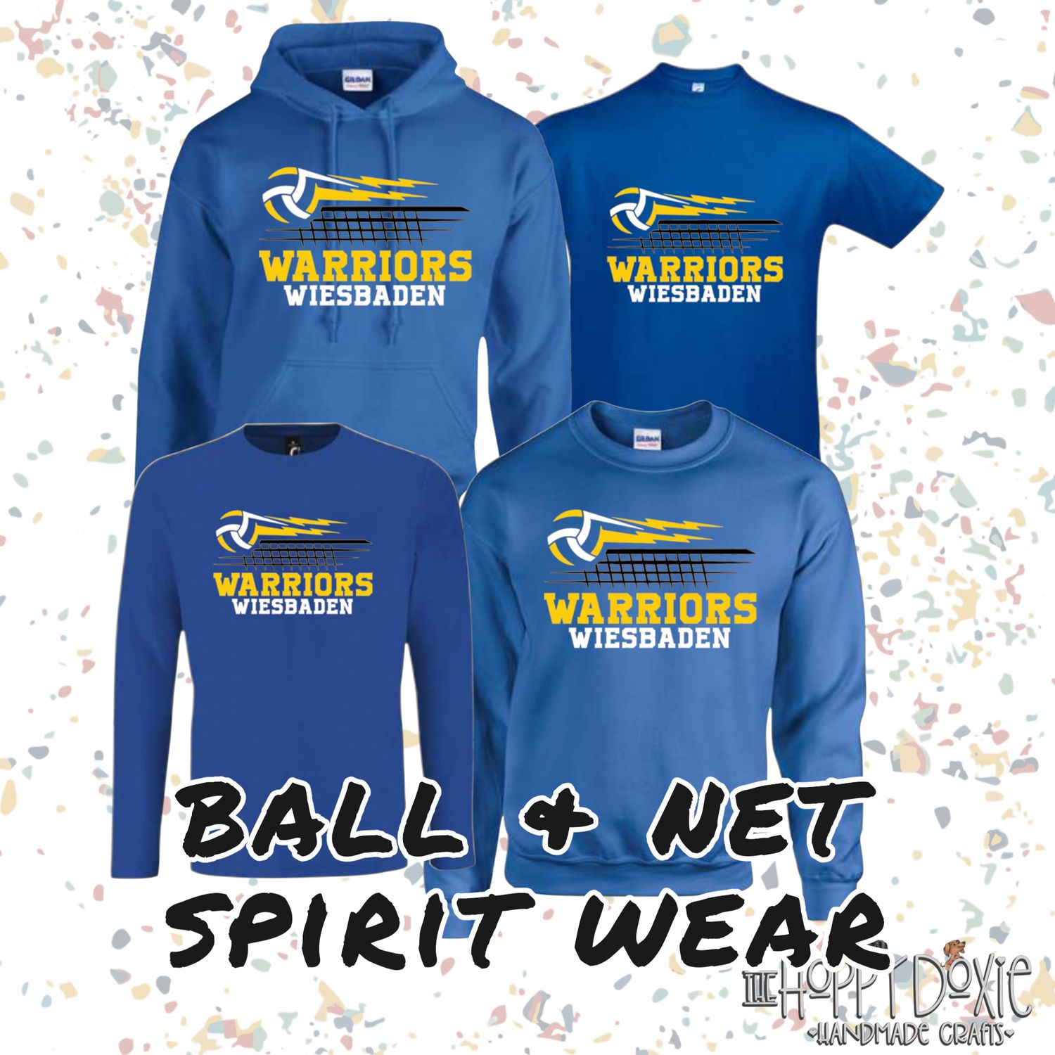 Boys Volley Ball &amp; Net Logo Shirts