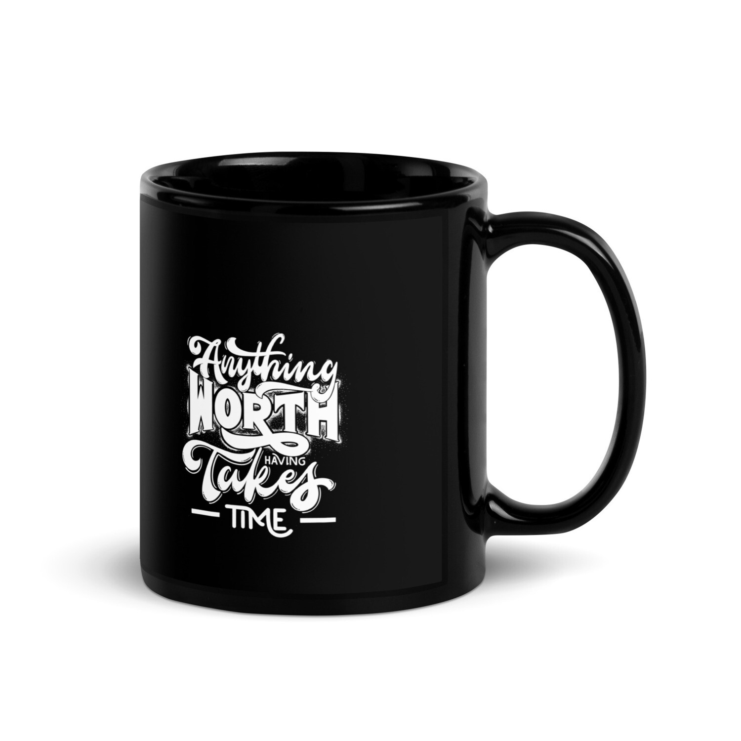 Black Glossy Mug