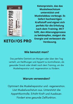 5 Beutel KETO OS PRO Protein mit Ketonen, Koffeinfrei by Prüvit