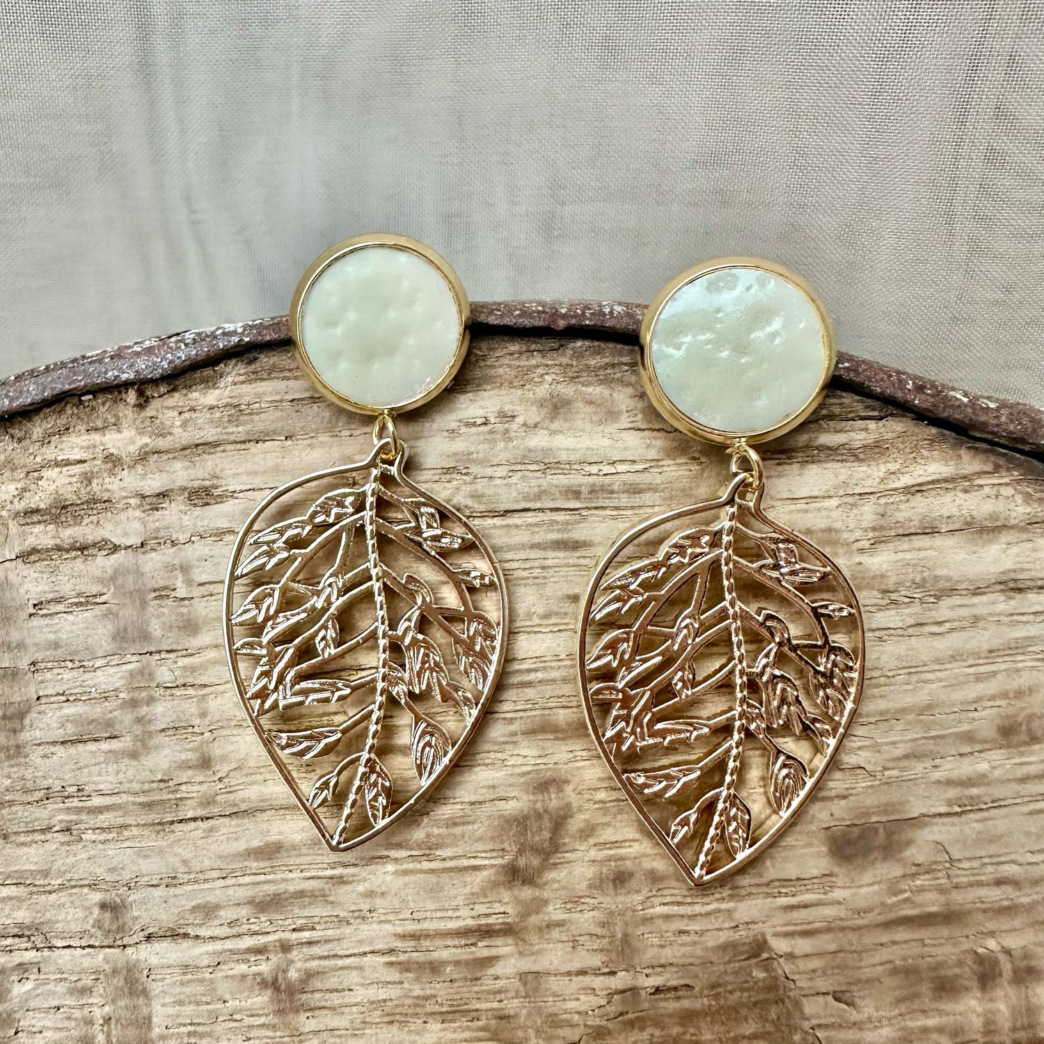 Ohrringe &quot;Leaf Elegance&quot;