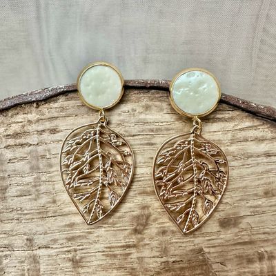 Ohrringe &quot;Leaf Elegance&quot;