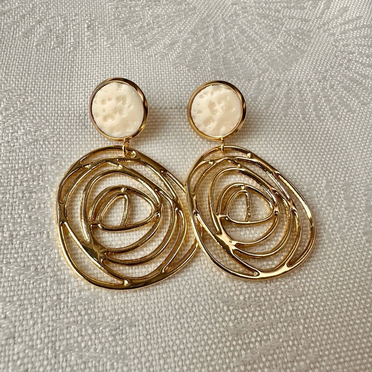 Ohrringe &quot;Golden Rose&quot;
