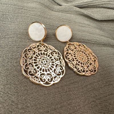 Ohrringe &quot;​Golden Mandala Drops&quot;