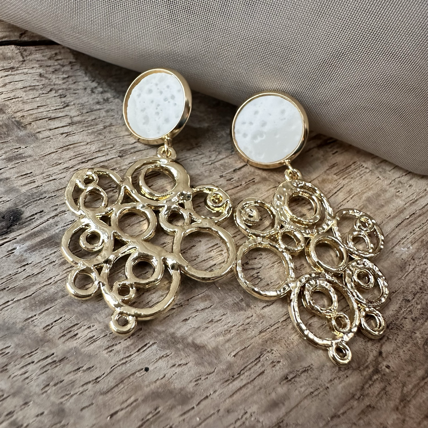 Ohrringe &quot;Golden Circle&quot;