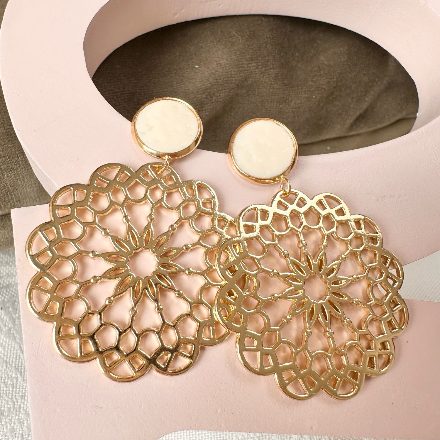 Ohrringe &quot;Golden Lace&quot;