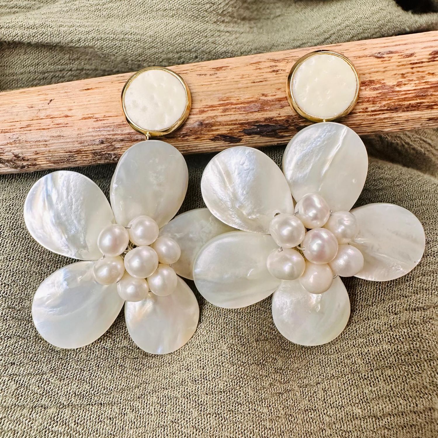 Ohrringe &quot;Pearl Blossom&quot;