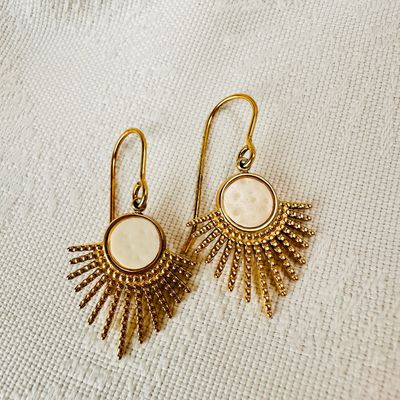 Ohrringe &quot;Golden Radiance&quot;