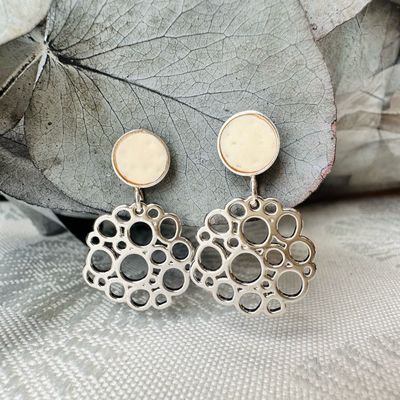 Ohrringe „Silver Bubble Harmony“