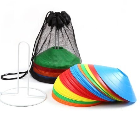 PVC Disc Cone Set With Plastic Stand Holder