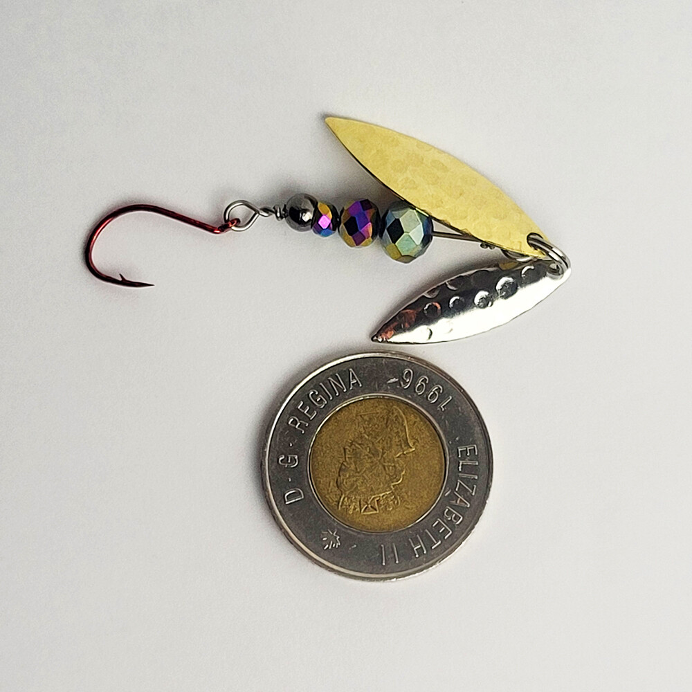 Minnow Clapper Twinkle Star - Willow Blade - 4 gram - Glow - Iridescent