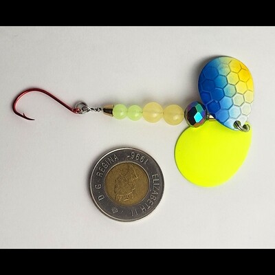 Super Limited Edition - Minnow Clapper - THE LING SLAYER GLOW -Blue - 8 Grams