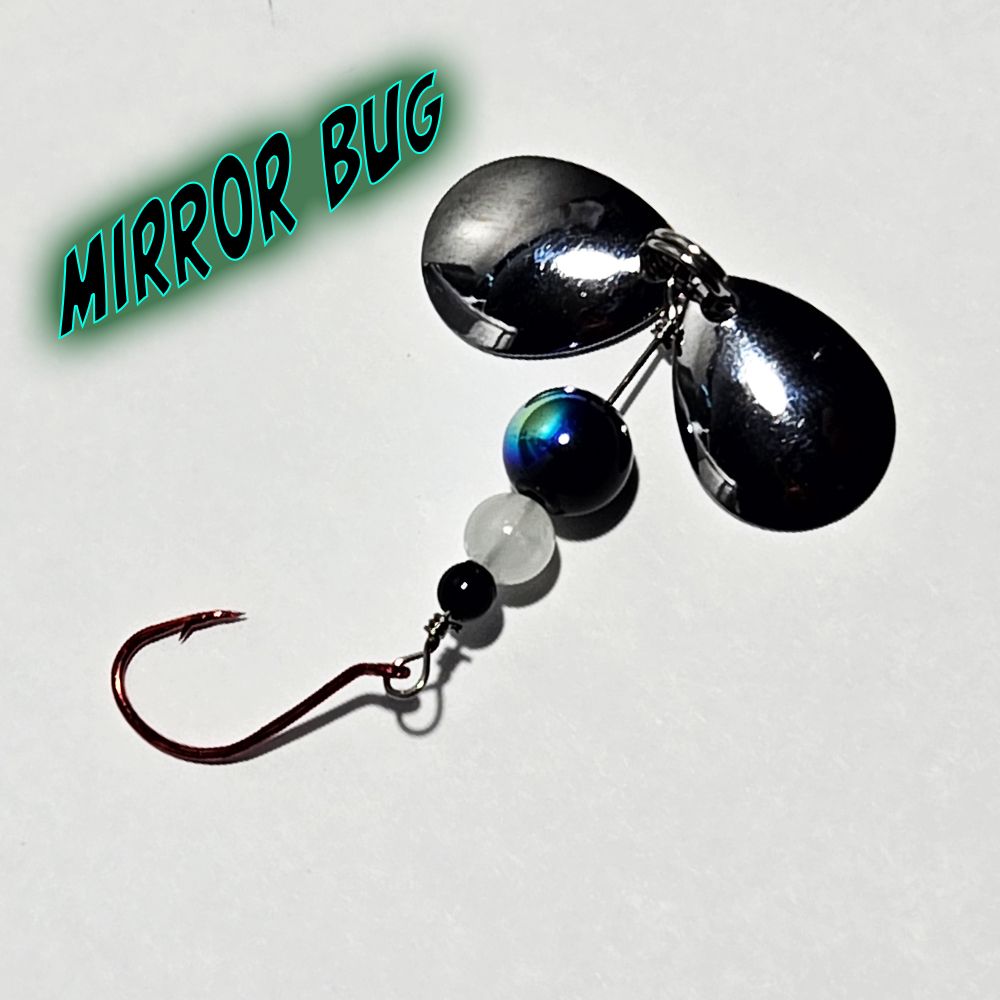 Minnow Clapper Mirror Bug- Glow - 4 Grams