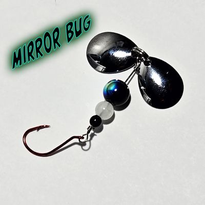 Minnow Clapper Mirror Bug- Glow - 4 Grams