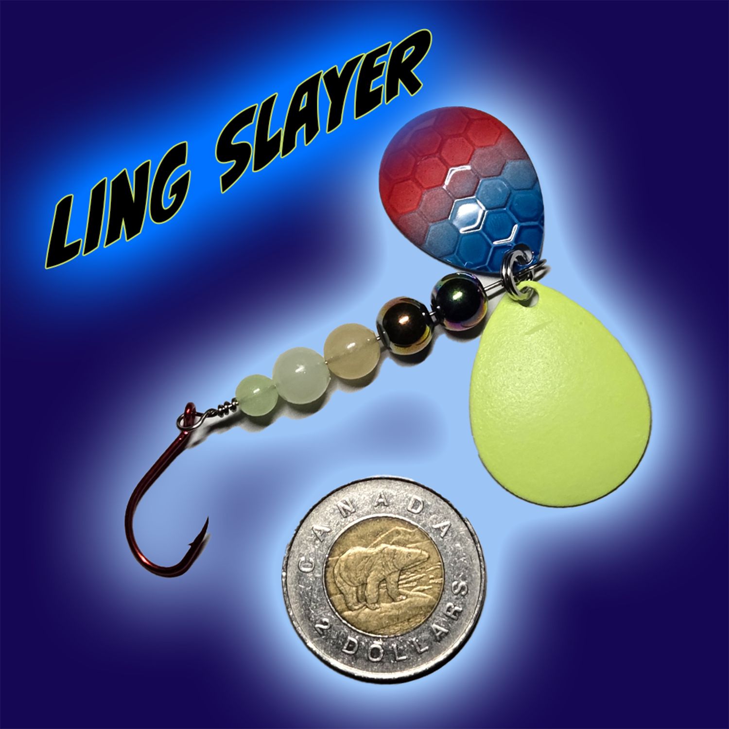 Super Limited Edition - Minnow Clapper - THE LING SLAYER GLOW - 8 Grams