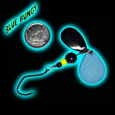 Minnow Clapper Blue Bungy- Glow - 5 Grams