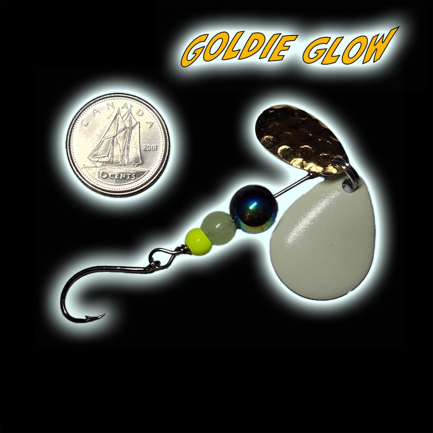 Minnow Clapper Goldy Glow- Glow - 5 Grams Minnow Clapper Goldy Glow- Glow - 5 Grams